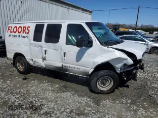 2011 Ford Econoline Cargo Commercial with VIN 1FTNE2EW2BDA57568, listed as a Copart auction lot 51213515 with 351,242 mi miles and Salvage Title. Bid and sale history available at carsss.com. Image 4.