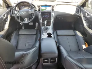 2015 Infiniti Q50 Premium with VIN JN1BV7AR6FM415389, listed as a Copart auction lot 61653845 with 124,141 mi miles and Salvage title. Bid and sale history available at DreamBid. Image 8.