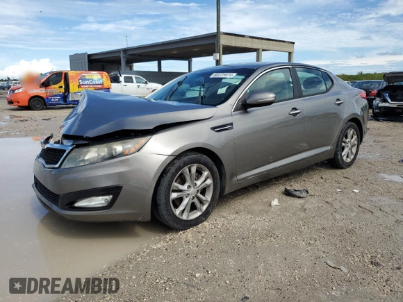2013 Kia Optima EX with VIN 5XXGN4A77DG148198, listed as a Copart auction lot 51230665 with 122,604 mi miles and Non Repairable. Bid and sale history available at DreamBid. Image 1.