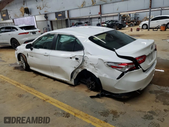 2019 Toyota Camry LE with VIN 4T1B11HKXKU701993, listed as a Copart auction lot 45009855 with 76,033 mi miles and Salvage Title. Bid and sale history available at carsss.com. Image 2.
