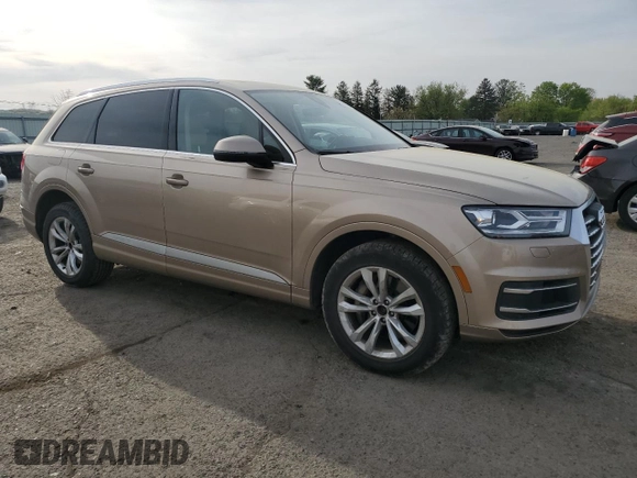 2018 Audi Q7 Premium with VIN WA1AHAF70JD025685, listed as a Copart auction lot 54544195 with 63,801 mi miles and Salvage title. Bid and sale history available at DreamBid. Image 4.