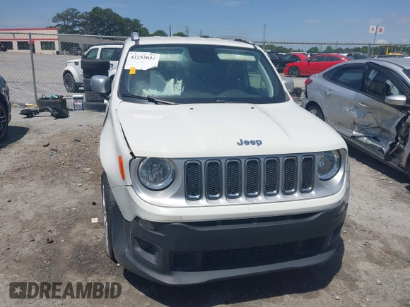 2018 Jeep Renegade Limited with VIN ZACCJADB8JPJ06197, listed as a IAAI auction lot 42253022 with 87,494 mi miles and . Bid and sale history available at DreamBid. Image 12.