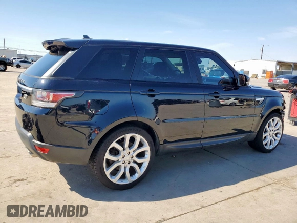 2016 Land Rover Range Rover Sport V6 HSE with VIN SALWR2VFXGA648869, listed as a Copart auction lot 46712055 with 74,714 mi miles and Clean Title. Bid and sale history available at carsss.com. Image 3.