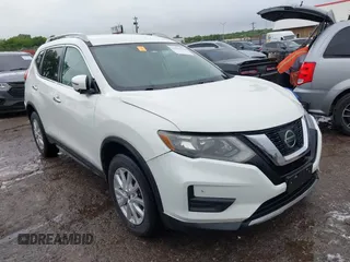 2017 Nissan Rogue SV with VIN 5N1AT2MV5HC845803, listed as a IAAI auction lot 42343264 with 122,007 mi miles and . Bid and sale history available at DreamBid. Image 1.