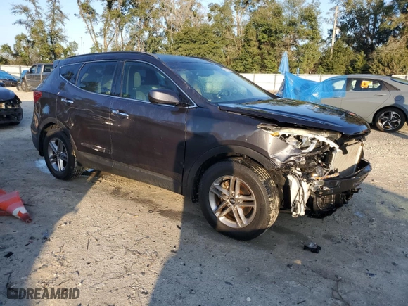 2017 Hyundai Santa Fe Sport 2.4L with VIN 5XYZU3LB5HG491214, listed as a Copart auction lot 85106254 with NaN miles and Salvage Title. Bid and sale history available at carsss.com. Image 4.