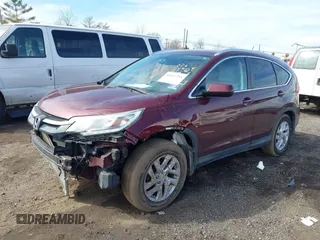 2015 Honda CR-V EX-L with VIN 2HKRM4H71FH662945, listed as a IAAI auction lot 41665393 with 123,278 mi miles. Bid and sale history available at carsss.com. Image 2.