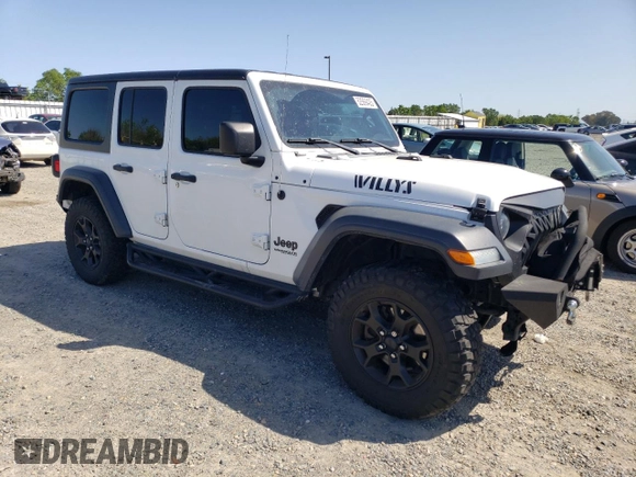 2020 Jeep Wrangler Unlimited Sport S z VIN 1C4HJXDN4LW190062, wystawiony jako Copart lot #52569425 z przebiegiem 31 958 mil mil oraz Szkoda całkowita • Salvage title. Historia ofert i sprzedaży dostępna na DreamBid. Obrazek 4.
