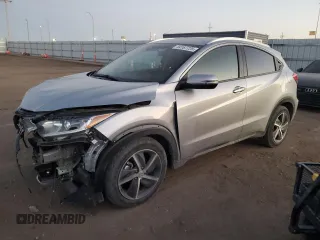 2022 Honda HR-V EX with VIN 3CZRU6H50NM721786, listed as a Copart auction lot 44167725 with 34,070 mi miles and Salvage Title. Bid and sale history available at carsss.com. Image 1.