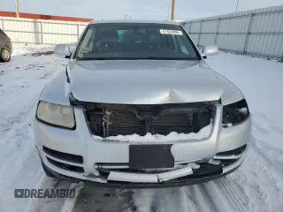 2007 Volkswagen Touareg V6 with VIN WVGZE77L57D000382, listed as a Copart auction lot 41463895 with 140,961 mi miles and Salvage Title. Bid and sale history available at DreamBid. Image 5.