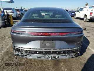 2023 Lucid Air Pure with VIN 50EA1PFA9PA009760, listed as a Copart auction lot 45912525 with 13,121 mi miles and Salvage Title. Bid and sale history available at carsss.com. Image 6.