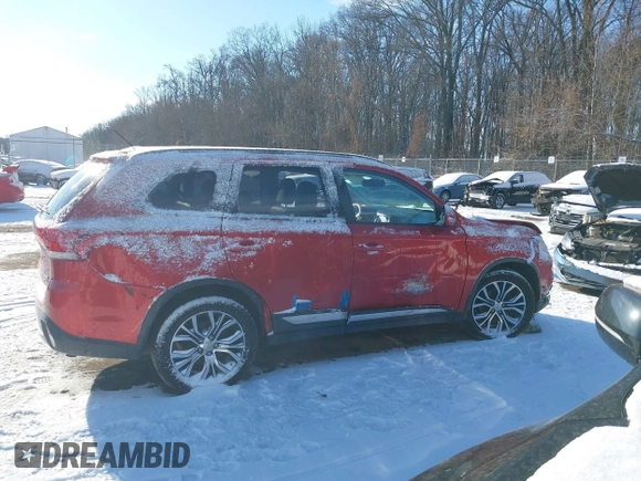 2016 Mitsubishi Outlander SE with VIN JA4AZ3A36GZ035369, listed as a IAAI auction lot 41339728 with 125,762 mi miles and . Bid and sale history available at DreamBid. Image 13.