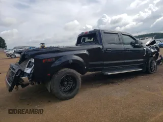2022 Ford F-350 XL with VIN 1FT8W3DT1NEF56688, listed as a Copart auction lot 56096215 with 52,187 mi miles and Salvage Title. Bid and sale history available at DreamBid. Image 3.
