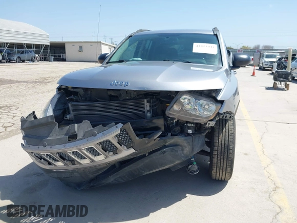 2017 Jeep Compass Sport with VIN 1C4NJCBA5HD147977, listed as a IAAI auction lot 41821444 with 86,126 mi miles and . Bid and sale history available at carsss.com. Image 12.