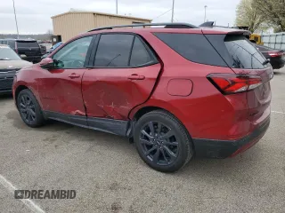 2024 Chevrolet Equinox RS with VIN 3GNAXMEG9RS221056, listed as a Copart auction lot 52902715 with 11,715 mi miles and Salvage Title. Bid and sale history available at DreamBid. Image 2.