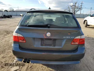 2006 BMW 5 Series 530xi with VIN WBANN73556B799064, listed as a Copart auction lot 87372444 with 230,613 mi miles and Salvage Title. Bid and sale history available at carsss.com. Image 6.