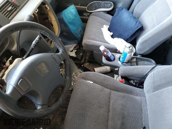 1997 Honda CR-V with VIN JHLRD1859VC039759, listed as a Copart auction lot 42385475 with 0 mi miles and Non Repairable. Bid and sale history available at carsss.com. Image 9.