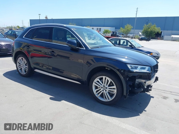 2018 Audi Q5 Prestige z VIN WA1CNAFY1J2199545, wystawiony jako IAAI lot #42342044 z przebiegiem 16 098 mil mil oraz . Historia ofert i sprzedaży dostępna na DreamBid. Obrazek 1.