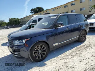 2017 Land Rover Range Rover with VIN SALGR2FK5HA328389, listed as a Copart auction lot 43312925 with 106,461 mi miles and Clean title. Bid and sale history available at DreamBid. Image 1.