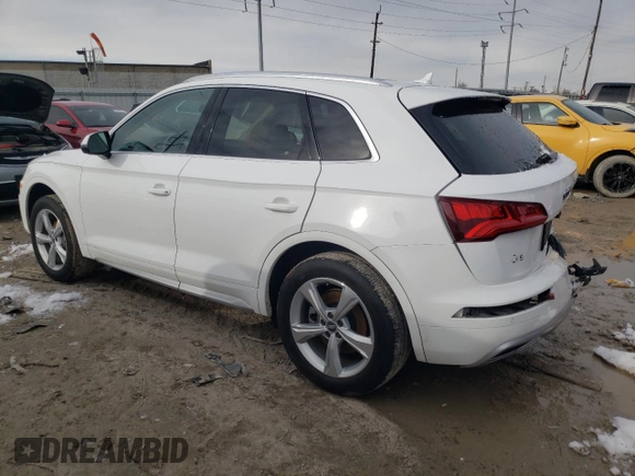 2020 Audi Q5 Premium Plus with VIN WA1BNAFYXL2003861, listed as a Copart auction lot 38804243 with 35,928 mi miles. Bid and sale history available at carsss.com. Image 2.