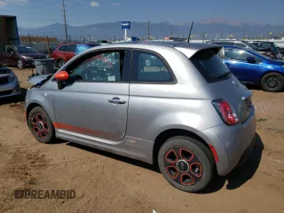 2018 FIAT 500e with VIN 3C3CFFGE2JT374957, listed as a Copart auction lot 63768444 with 39,377 mi miles and Salvage title. Bid and sale history available at DreamBid. Image 2.