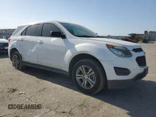 2017 Chevrolet Equinox LS with VIN 2GNALBEK1H1548503, listed as a Copart auction lot 56247655 with 121,975 mi miles and Salvage Title. Bid and sale history available at DreamBid. Image 4.