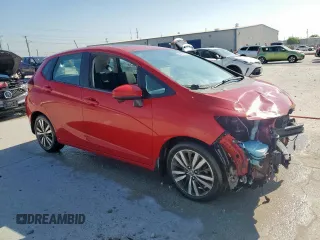 2015 Honda Fit EX-L with VIN 3HGGK5H87FM701089, listed as a Copart auction lot 54057335 with 88,423 mi miles and Salvage title. Bid and sale history available at DreamBid. Image 4.