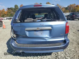 2007 Chrysler Town & Country LWB LX with VIN 2A4GP44R97R301757, listed as a Copart auction lot 77802724 with 222,861 mi miles and Salvage Title. Bid and sale history available at carsss.com. Image 6.