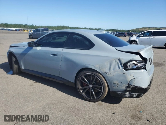2022 BMW 2 Series M240i xDrive with VIN 3MW53CM09N8C66684, listed as a Copart auction lot 61736535 with 26,905 mi miles and Salvage title. Bid and sale history available at DreamBid. Image 2.