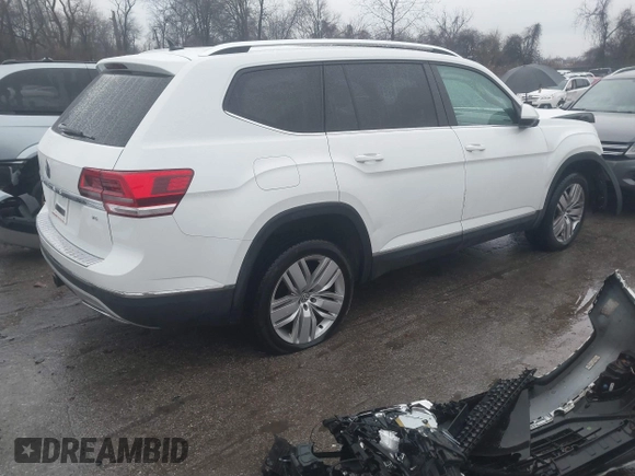 2019 Volkswagen Atlas SEL with VIN 1V2ER2CAXKC544274, listed as a IAAI auction lot 41112216 with 88,052 mi miles and . Bid and sale history available at DreamBid. Image 4.