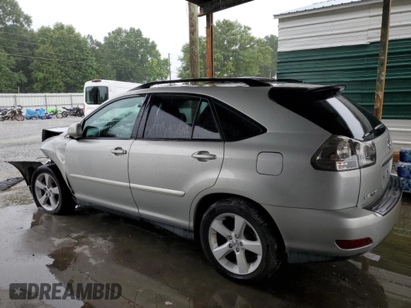 2006 Lexus RX 330 z VIN 2T2GA31U96C046533, wystawiony jako Copart lot #57883435 z przebiegiem 269 994 mil mil oraz Szkoda całkowita • Salvage title. Historia ofert i sprzedaży dostępna na DreamBid. Obrazek 2.