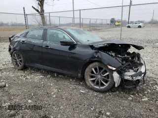 2019 Honda Civic Sedan EX with VIN 19XFC1F34KE016320, listed as a Copart auction lot 44928665 with 0 mi miles and Salvage Title. Bid and sale history available at carsss.com. Image 4.