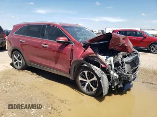 2017 Kia Sorento EX with VIN 5XYPH4A59HG229128, listed as a Copart auction lot 55182295 with 129,190 mi miles and Salvage title. Bid and sale history available at DreamBid. Image 4.