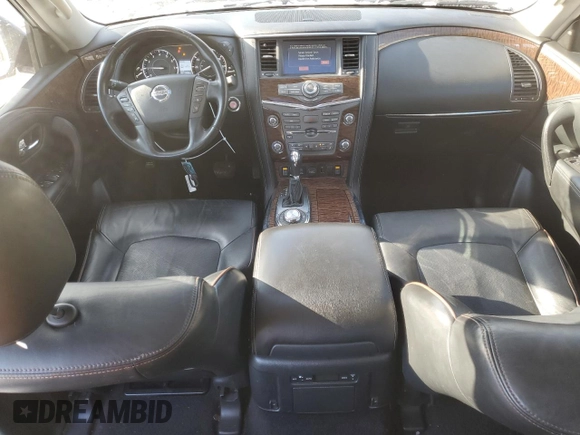 2020 Nissan Armada SL with VIN JN8AY2NCXL9619950, listed as a Copart auction lot 87454064 with 112,086 mi miles and Salvage Title. Bid and sale history available at carsss.com. Image 8.