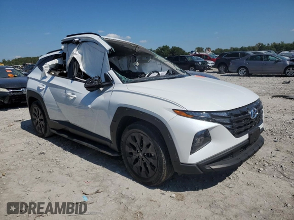 2022 Hyundai Tucson N Line with VIN KM8JF3AE8NU163070, listed as a Copart auction lot 70277184 with 0 mi miles and Non Repairable. Bid and sale history available at carsss.com. Image 4.