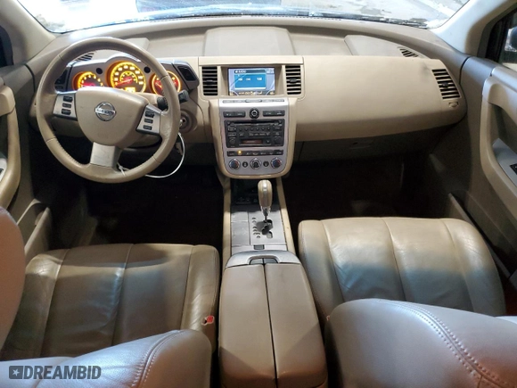 2007 Nissan Murano SL with VIN JN8AZ08W27W661253, listed as a Copart auction lot 45942845 with 135,524 mi miles and Salvage Title. Bid and sale history available at carsss.com. Image 8.