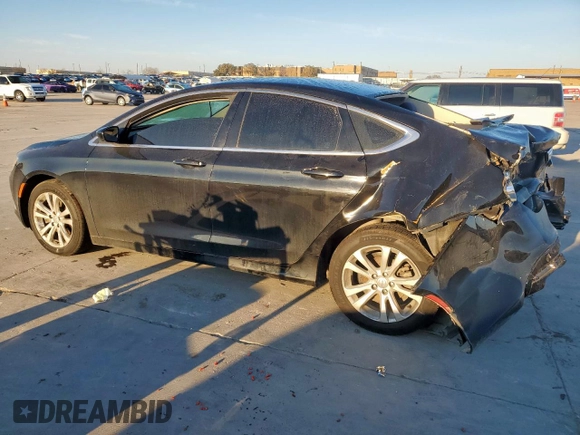 2016 Chrysler 200 Limited with VIN 1C3CCCAB4GN171325, listed as a Copart auction lot 46360645 with 172,721 mi miles and Salvage Title. Bid and sale history available at carsss.com. Image 2.