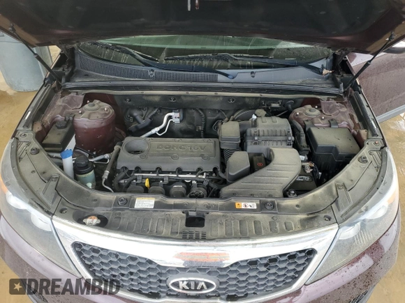 2013 Kia Sorento LX with VIN 5XYKT3A16DG396587, listed as a Copart auction lot 54019075 with 80,051 mi miles and Salvage title. Bid and sale history available at DreamBid. Image 12.