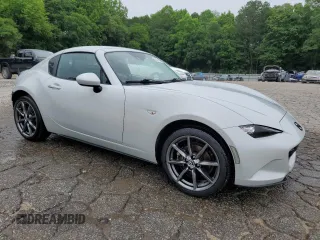 2017 Mazda MX-5 Miata Grand Touring z VIN JM1NDAM70H0104393, wystawiony jako Copart lot #58081805 z przebiegiem 76 279 mil mil oraz Szkoda całkowita • Salvage title. Historia ofert i sprzedaży dostępna na DreamBid. Obrazek 4.