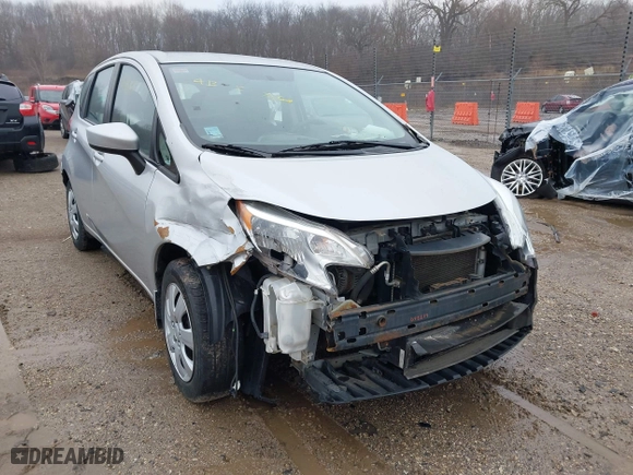 2016 Nissan Versa Note S with VIN 3N1CE2CP1GL384986, listed as a IAAI auction lot 41337564 with 135,644 mi miles. Bid and sale history available at carsss.com. Image 1.