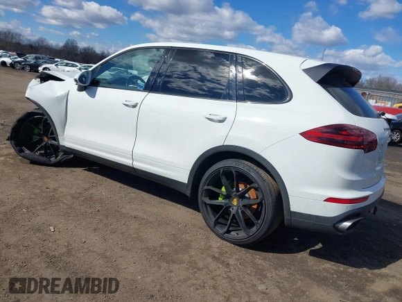 2016 Porsche Cayenne with VIN WP1AA2A26GLA02503, listed as a IAAI auction lot 41684700 with 90,495 mi miles. Bid and sale history available at carsss.com. Image 3.