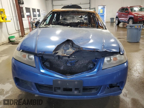 2005 Acura TSX with VIN JH4CL96865C032980, listed as a Copart auction lot 61870505 with Not provided miles and Salvage title. Bid and sale history available at DreamBid. Image 5.