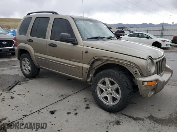 2004 Jeep Liberty Limited with VIN 1J8GL58K44W197114, listed as a Copart auction lot 48742605 with 178,196 mi miles and Salvage Title. Bid and sale history available at carsss.com. Image 4.