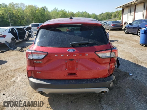 2021 Ford Escape SE with VIN 1FMCU0G65MUA92051, listed as a Copart auction lot 52252605 with 52,667 mi miles and Salvage title. Bid and sale history available at DreamBid. Image 6.