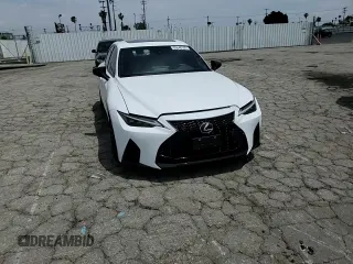 2024 Lexus IS 350 F Sport with VIN JTHGZ1B29R5073827, listed as a Copart auction lot 55848125 with 10,455 mi miles and Salvage title. Bid and sale history available at DreamBid. Image 13.