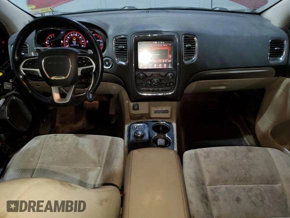 2014 Dodge Durango SXT with VIN 1C4RDJAG7EC586540, listed as a Copart auction lot 58769985 with 354,681 mi miles and Salvage title. Bid and sale history available at DreamBid. Image 8.