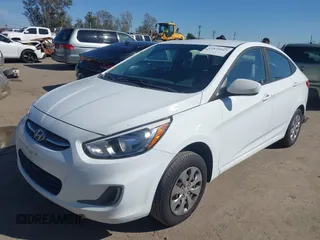 2017 Hyundai Accent SE with VIN KMHCT4AE0HU313703, listed as a IAAI auction lot 41839215 with 87,300 mi miles. Bid and sale history available at carsss.com. Image 2.