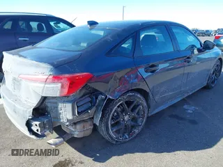 2024 Honda Civic Sport with VIN 2HGFE2F51RH553972, listed as a IAAI auction lot 41630597 with 10,706 mi miles and . Bid and sale history available at DreamBid. Image 4.