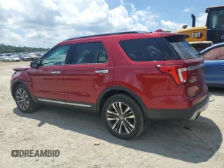 2016 Ford Explorer Platinum with VIN 1FM5K8HTXGGB49137, listed as a Copart auction lot 60952975 with 95,555 mi miles and Salvage title. Bid and sale history available at DreamBid. Image 2.