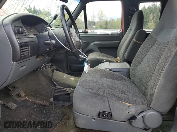 1993 Ford F-150 with VIN 1FTEX14H6PKB86844, listed as a Copart auction lot 52012705 with 127,784 mi miles and Salvage title. Bid and sale history available at DreamBid. Image 7.