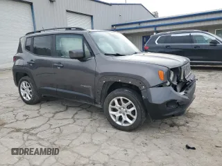 2017 Jeep Renegade Latitude with VIN ZACCJBBB6HPF30337, listed as a Copart auction lot 46453805 with 132,095 mi miles and Salvage Title. Bid and sale history available at carsss.com. Image 4.